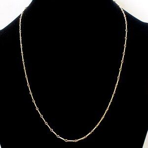 Gold-Filled Chain Necklace 18" | Elegant Stamped GF Link Chain | Unisex Jewelry